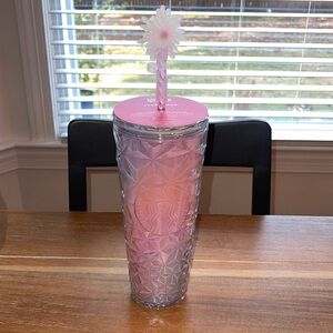 Starbucks Wicked | Glinda Upland Prismatic 24oz Cold Cup with Wand Straw Topper